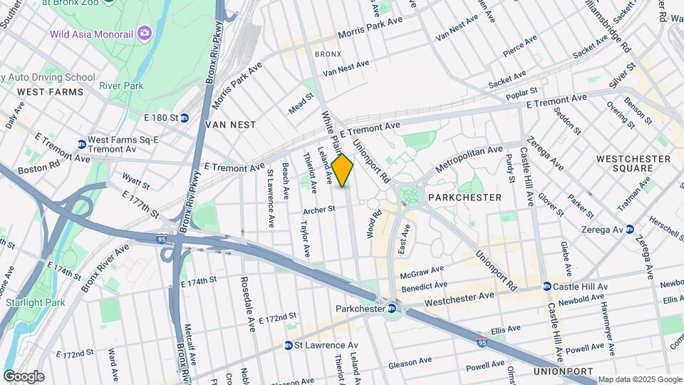 1525 White Plains Rd Map and Location Details