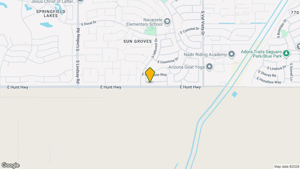 4543 E Gleneagle Dr Map and Location Details