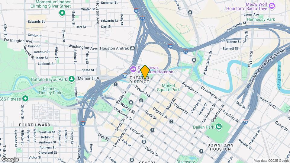 501 Texas Ave Map and Location Details