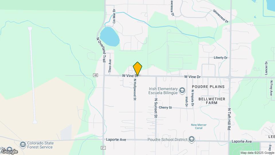 2843 W Vine Dr Map and Location Details