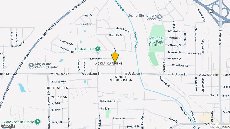 707 George Ave Map and Location Details