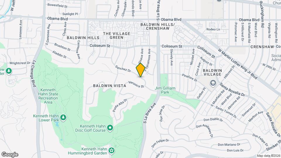 5208 Sanchez Dr Map and Location Details