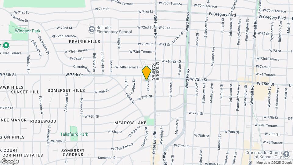 7516 Eaton St Map and Location Details