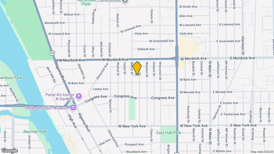 1617 Liberty St, Unit 1617 Map and Location Details