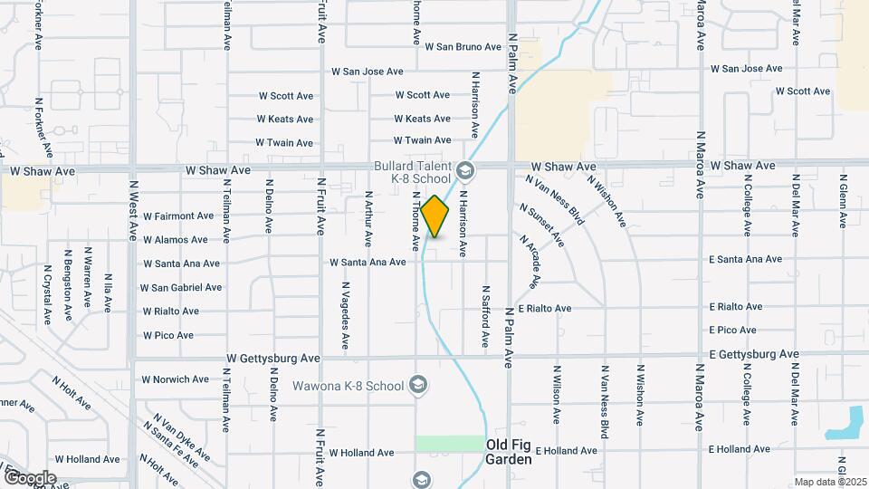 45 E Santa Ana Ave Map and Location Details