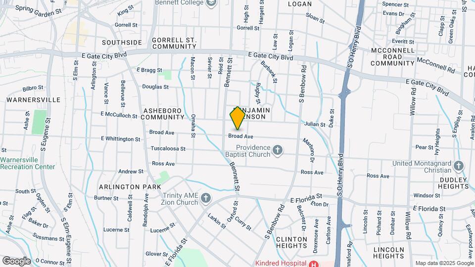 847 Broad Ave Map and Location Details