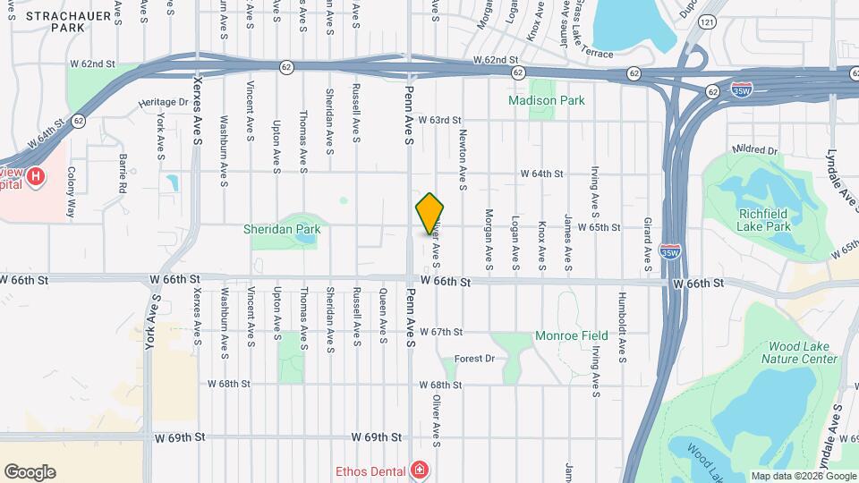 6514 Oliver Ave S Map and Location Details