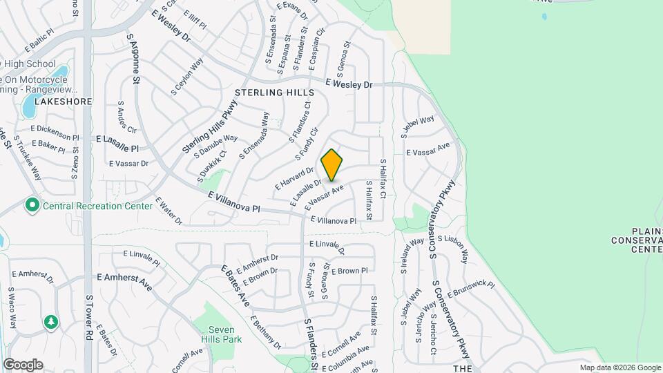 19823 E Vassar Ave Mapa y Detalles de la Ubicación