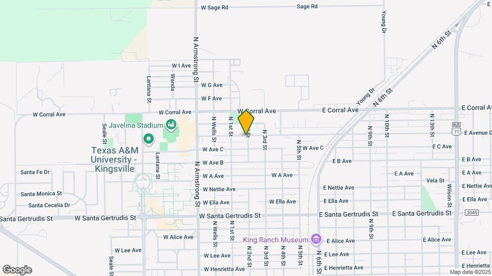 501 W Ave D Map and Location Details