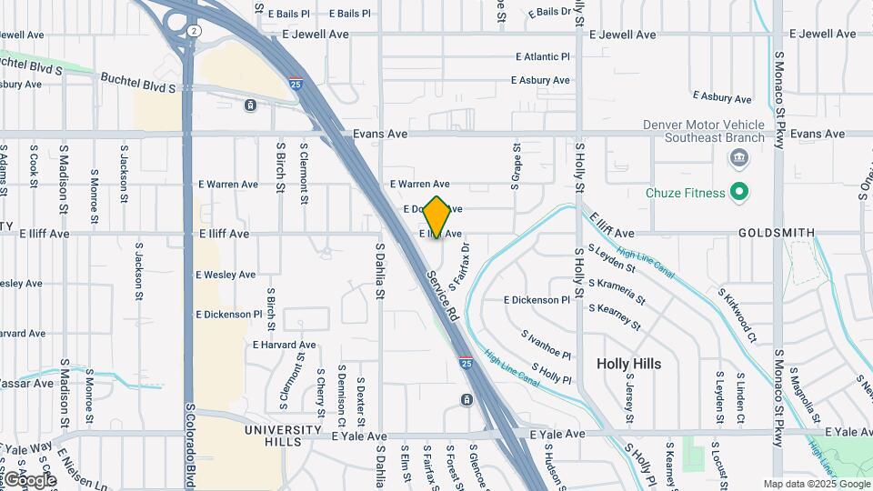 2313 S Elm Dr Map and Location Details