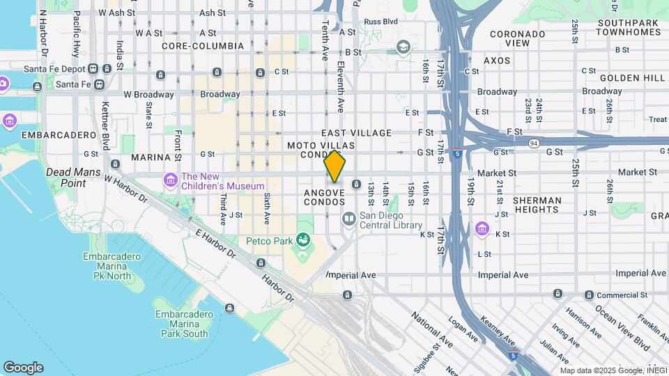1050 Island Ave Map and Location Details