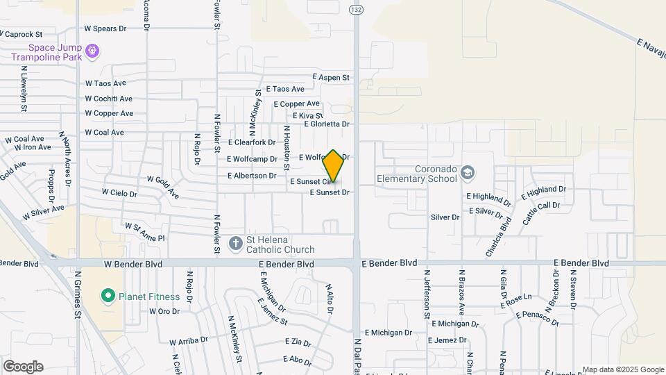 2603 E Sunset Cir Map and Location Details
