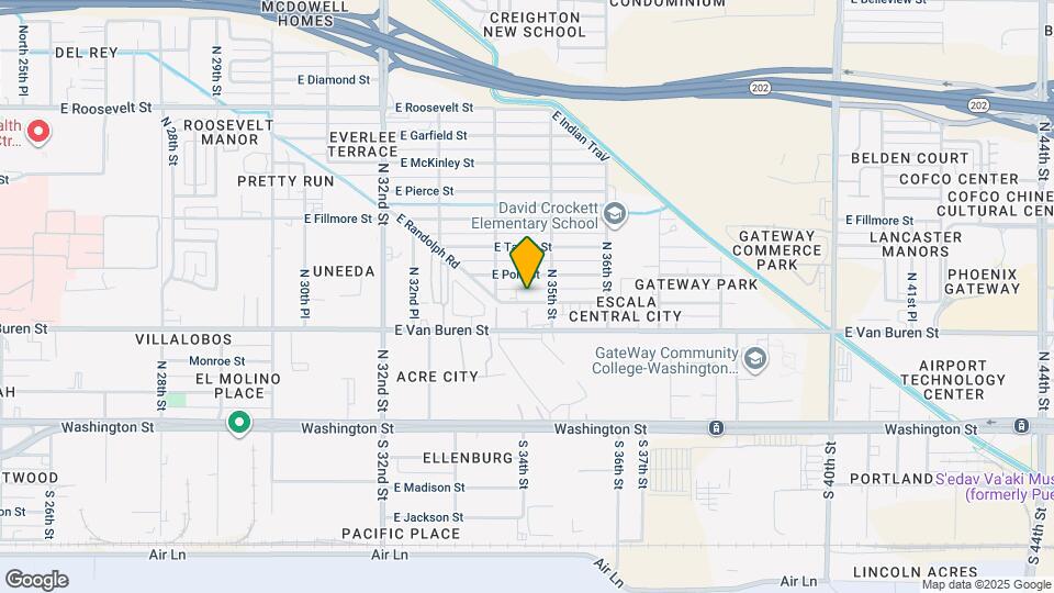 3426 E Melvin St Mapa y Detalles de la Ubicación
