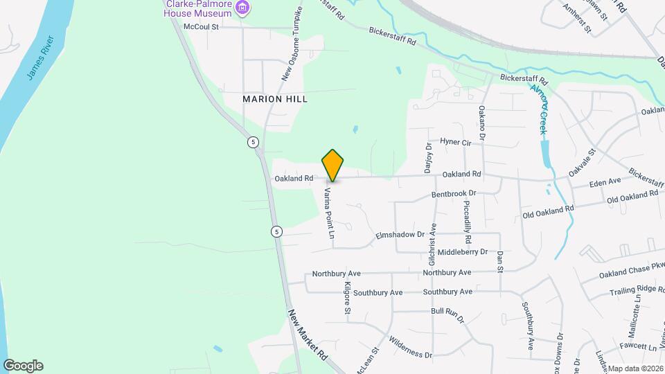 6105 Varina Point Ln Map and Location Details