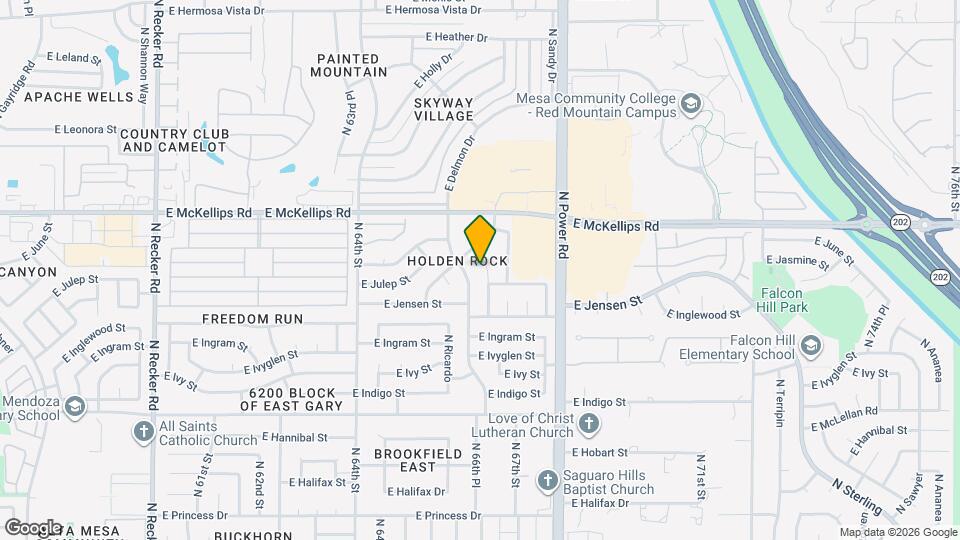 1852 N Saffron Cir Map and Location Details