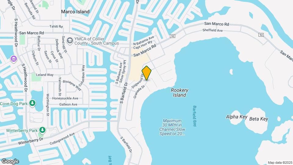 828 Hideaway Cir E Map and Location Details