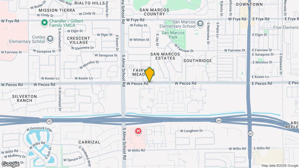 841 W Pecos Rd Map and Location Details