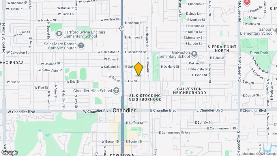 418 N Colorado St Map and Location Details