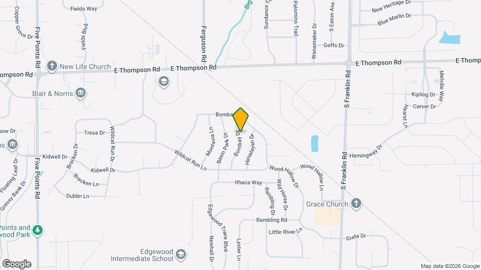 5305 Bombay Dr Map and Location Details