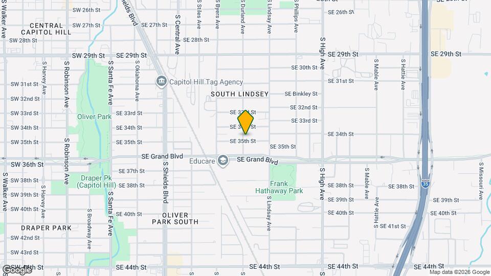 601 SE 35th St Map and Location Details