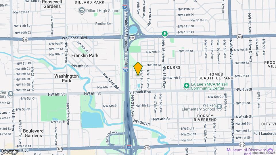 700 NW 19th Terrace Map and Location Details