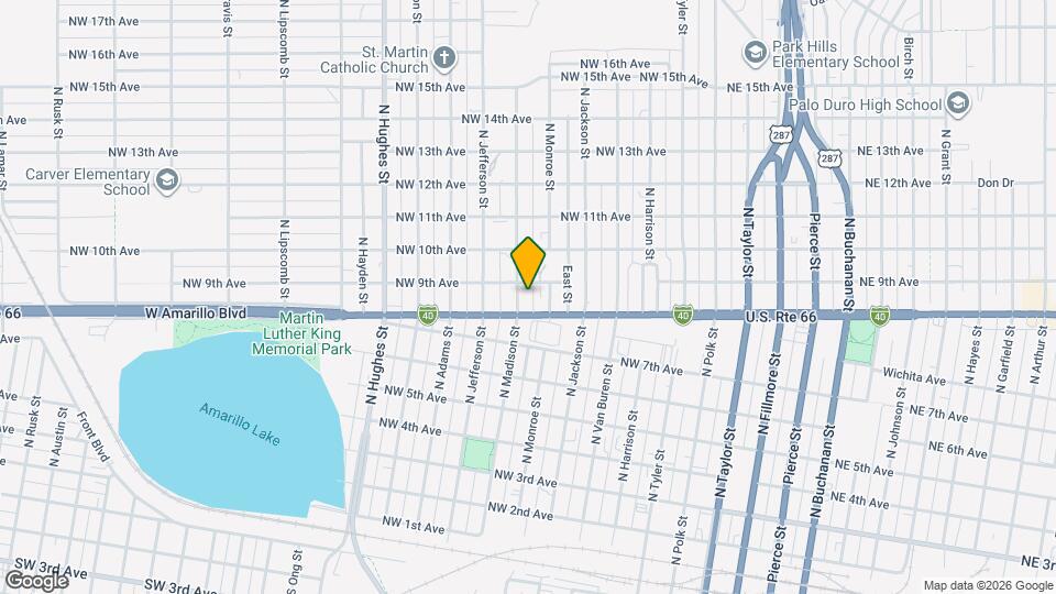 620 W Amarillo Blvd Map and Location Details