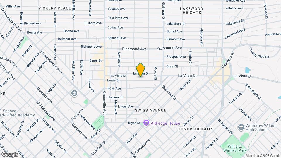 5951 Lewis St Map and Location Details