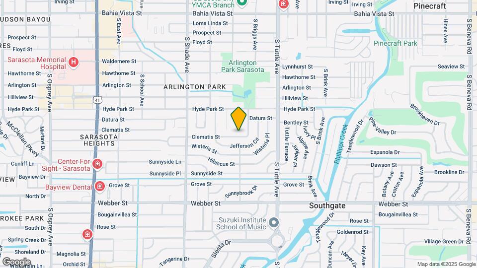 2585 Clematis St Map and Location Details