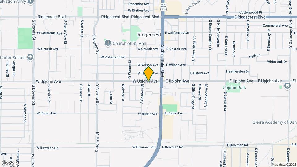Ridgecrest Villa Apartments Map and Location Details