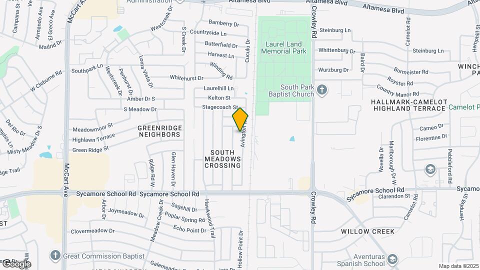 7112 Avington Way Mapa y Detalles de la Ubicación