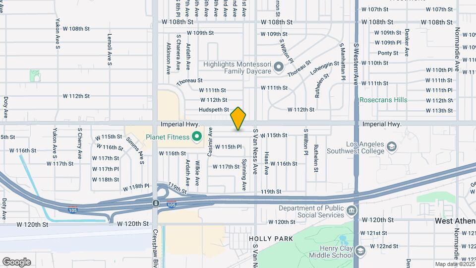 2315 W 115th St Map and Location Details
