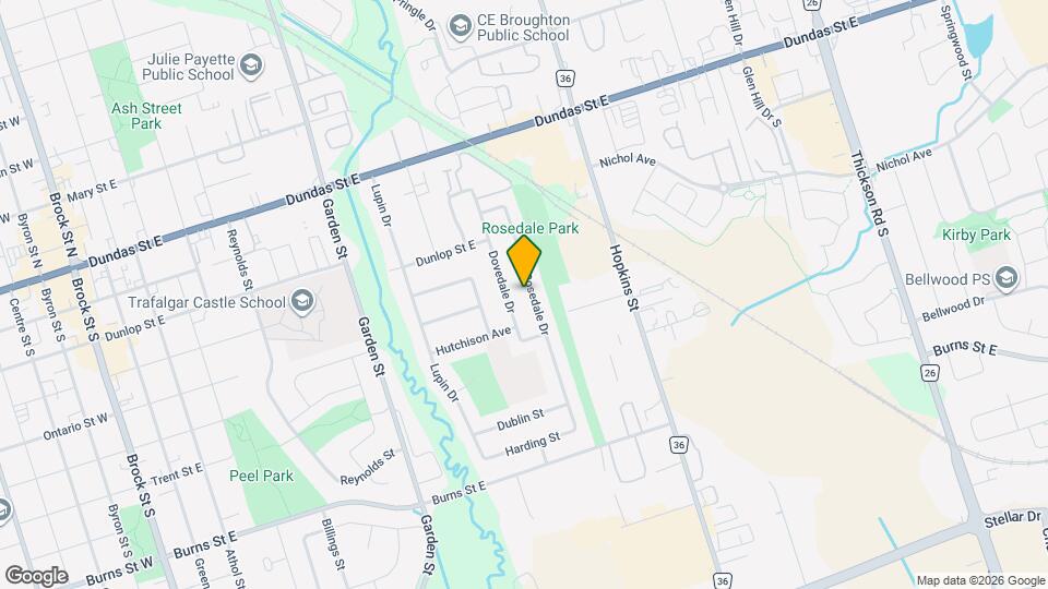 332 Rosedale Dr Map and Location Details