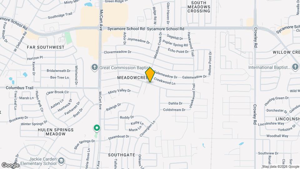 2717 Ctr Crk Ln Map and Location Details