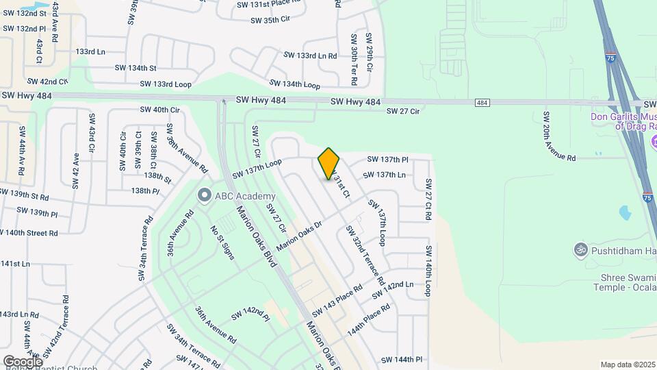 13805 SW 32nd Terrace Rd Map and Location Details