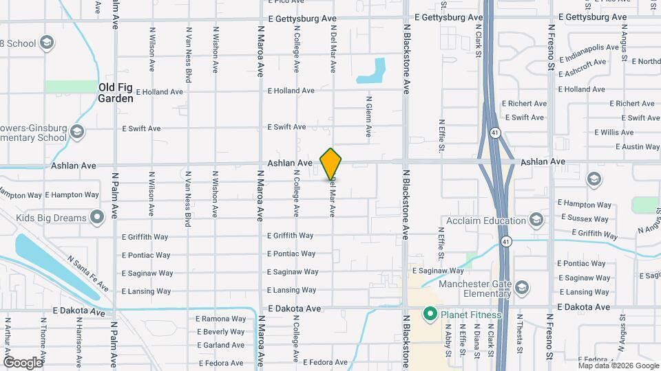 1246 E Buckingham Way Map and Location Details