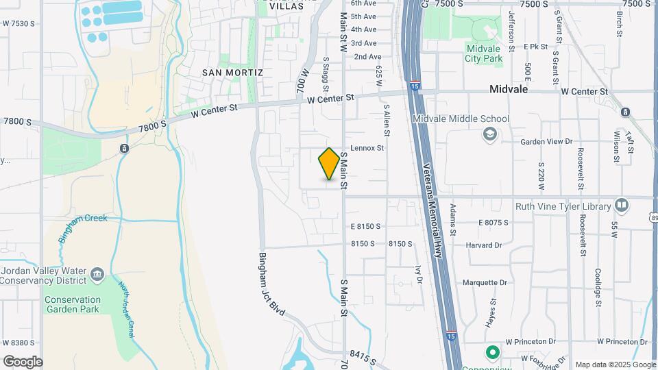 738 Wasatch St Map and Location Details