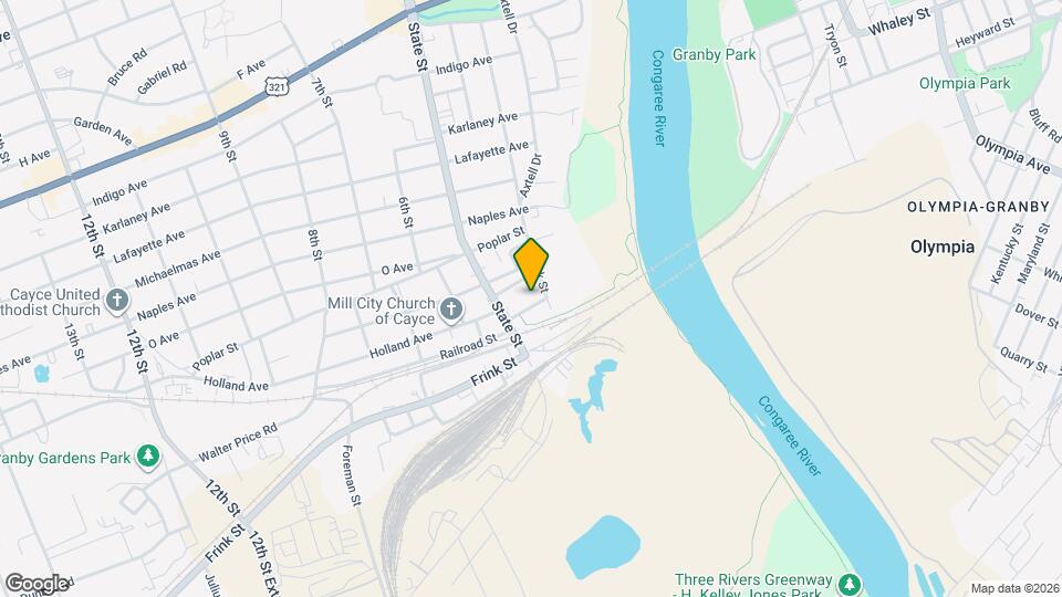 318 Lyles St Map and Location Details