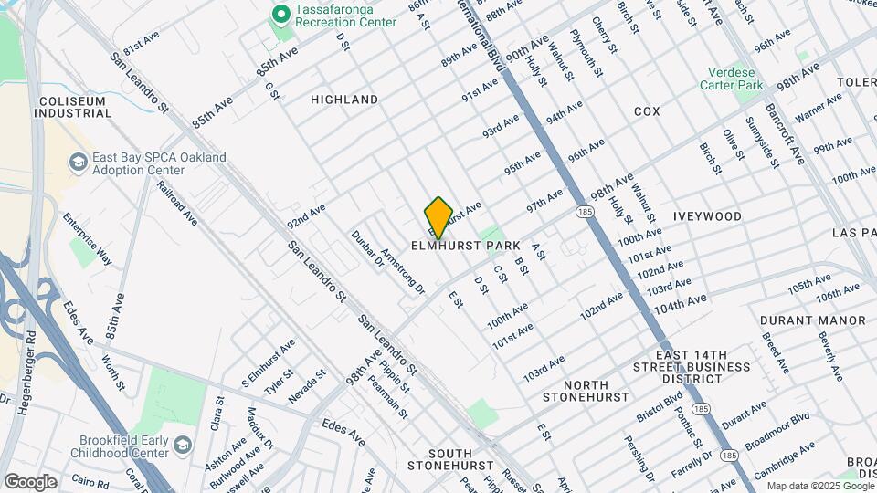 9624 E St Map and Location Details