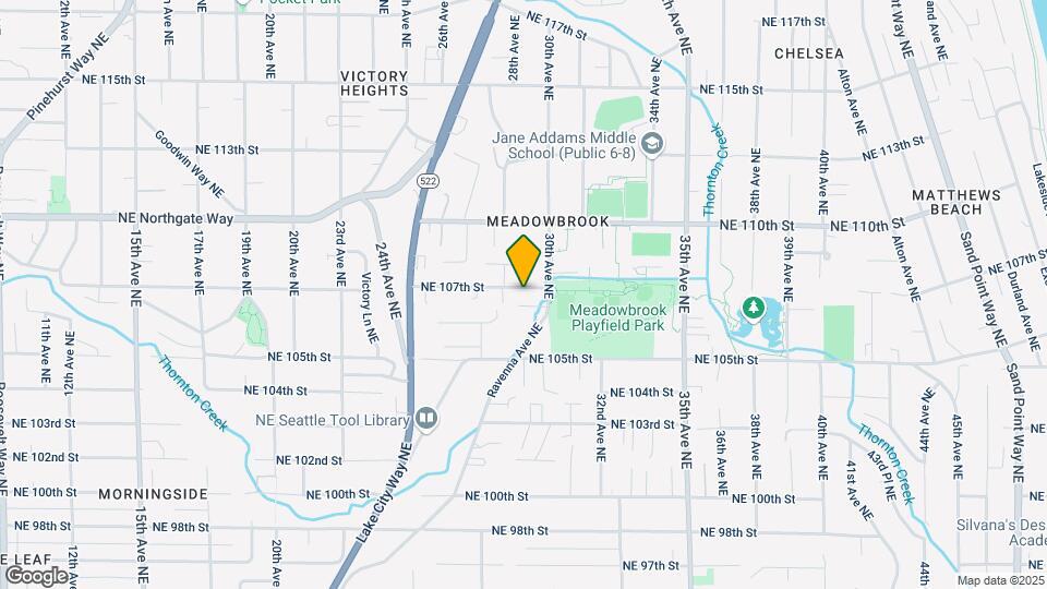 2821 NE 107th St Map and Location Details
