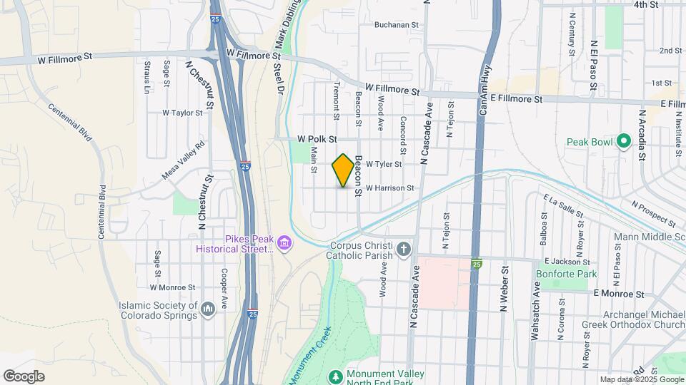 317 W Harrison St Mapa y Detalles de la Ubicación