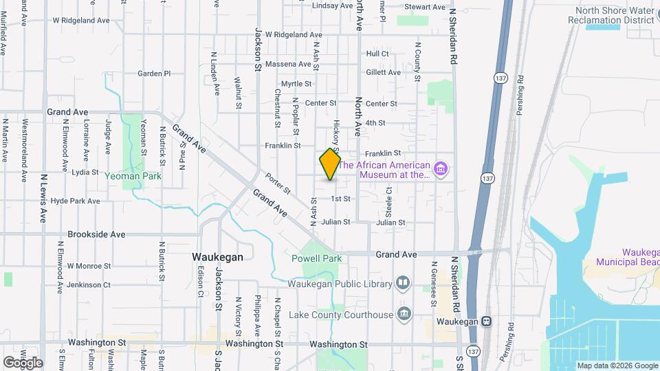 442 Hickory St Map and Location Details