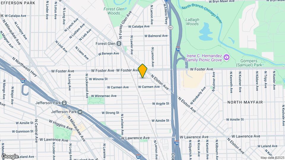 4945 W Winona St Mapa y Detalles de la Ubicación
