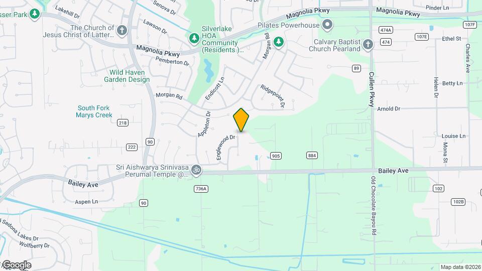 3519 Deerbrook Ct Map and Location Details