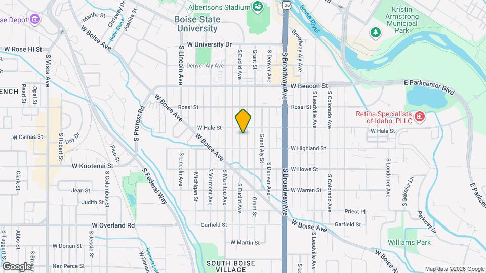 1412 S Euclid Ave Map and Location Details