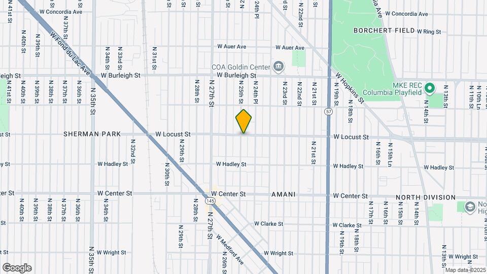 2481 W Locust St Map and Location Details