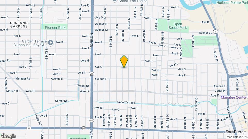 712 N 20th St Map and Location Details