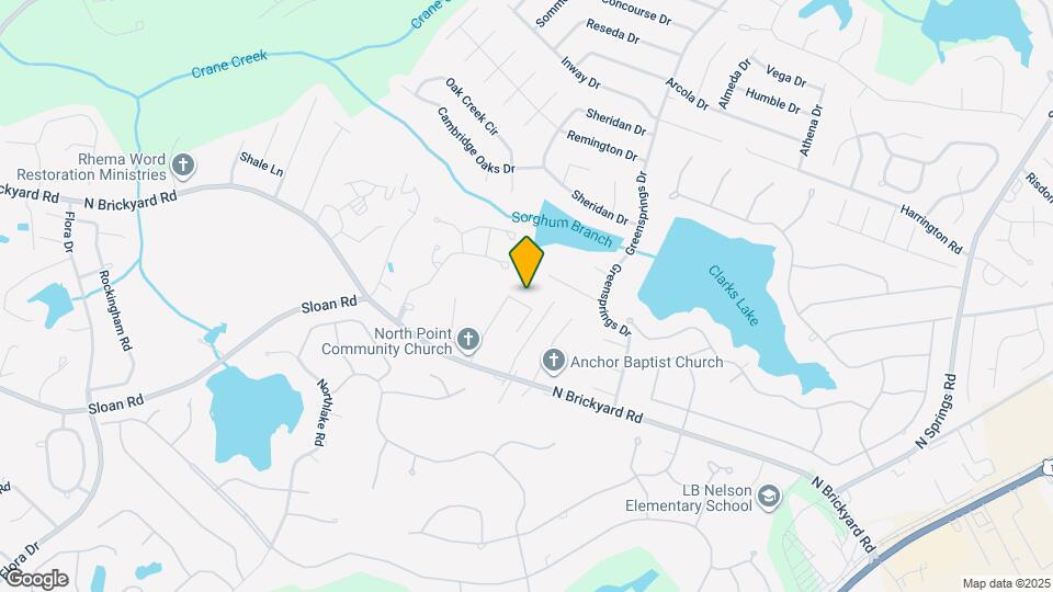 215 Merry Oak Ln Mapa y Detalles de la Ubicación