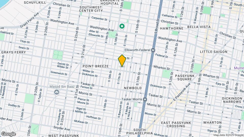 1331 S 17th St, Unit 2 Map and Location Details
