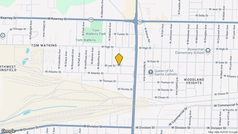 1804 W Lee St Map and Location Details