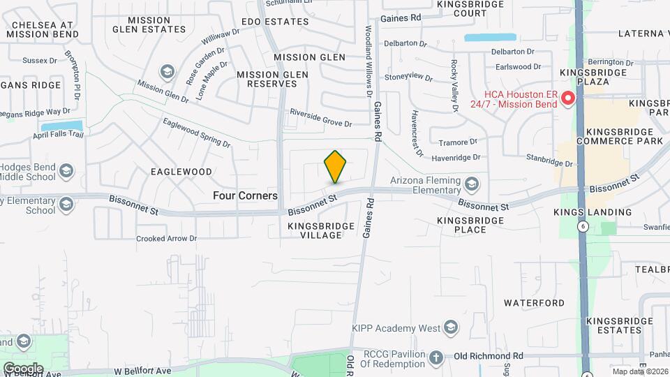 15319 Mission Oak Dr Map and Location Details